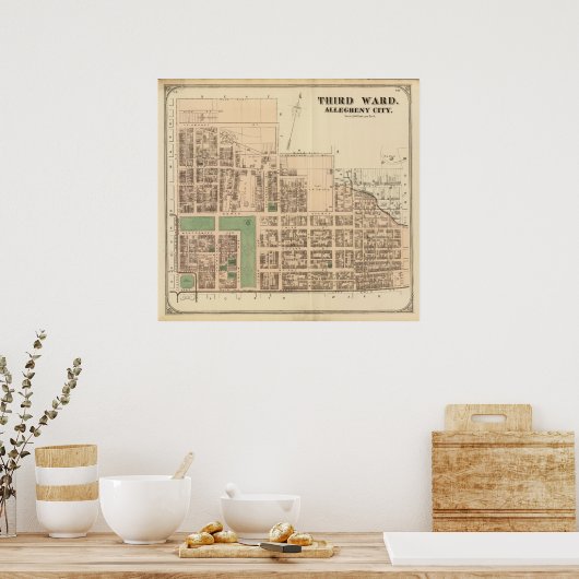 アレゲニー区3 ポスター (キッチン)