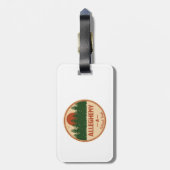 アレゲニー国有林 ラゲッジタグ (裏面縦)