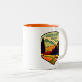 アレゲニー川トレイルカラー ツートーンマグカップ (正面右)