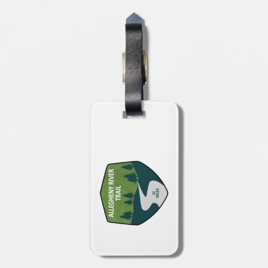 アレゲニー川トレイル ラゲッジタグ (裏面縦)