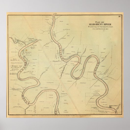 アレゲニー川 ポスター (正面)