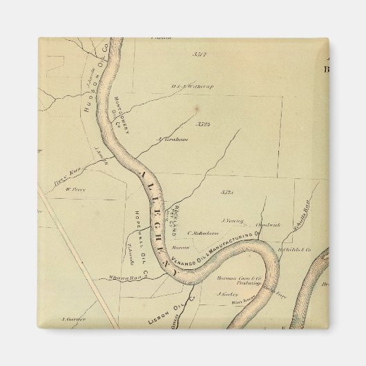 アレゲニー川 マグネット (正面)