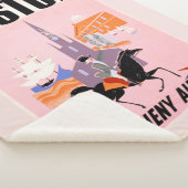 アレゲニー航空のボストンへの旅行ポスター シェルパブランケット (3/4)