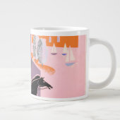 アレゲニー航空のボストンへの旅行ポスター ジャンボコーヒーマグカップ (右)