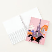 アレゲニー航空のボストンへの旅行ポスター ノートブック (内部)