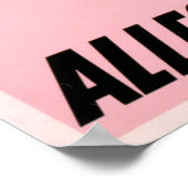 アレゲニー航空のボストンへの旅行ポスター ポスター (角)