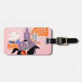 アレゲニー航空のボストンへの旅行ポスター ラゲッジタグ (正面横)