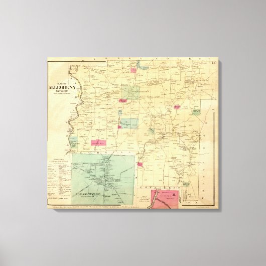 アレゲニー郷 キャンバスプリント (正面)