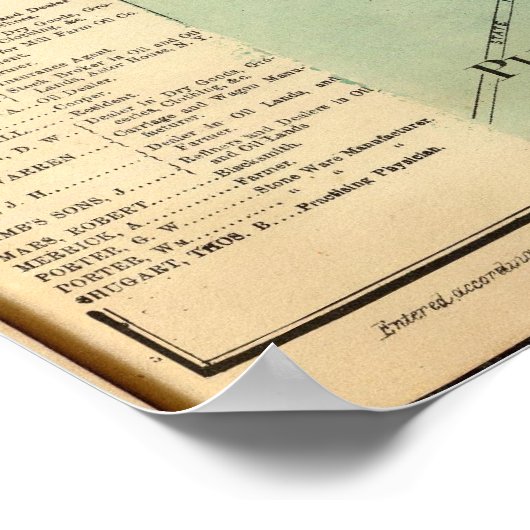 アレゲニー郷 ポスター (角)