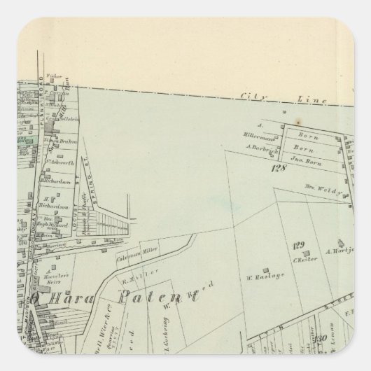 アレゲーニー区7 スクエアシール (正面)