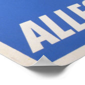 アレゲーニー航空のヴィンテージ旅行ポスター ポスター (角)