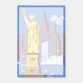 アレゲーニー航空のヴィンテージ旅行ポスター ポストイット (正面)