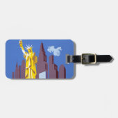 アレゲーニー航空のヴィンテージ旅行ポスター ラゲッジタグ (正面横)