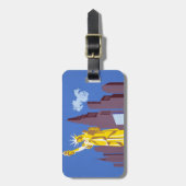 アレゲーニー航空のヴィンテージ旅行ポスター ラゲッジタグ (正面縦)