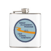 アレゲ素晴らしニーパッセージC&Oカナルチェーンリングや輪 フラスク (正面)