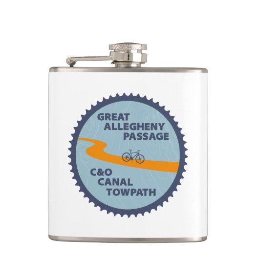 アレゲ素晴らしニーパッセージC&Oカナルチェーンリングや輪 フラスク (正面)