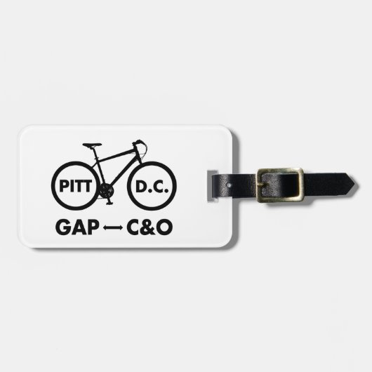 アレゲ素晴らしニーパッセージC&Oカナルトゥーパスバイク ラゲッジタグ (正面横)