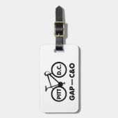 アレゲ素晴らしニーパッセージC&Oカナルトゥーパスバイク ラゲッジタグ (正面縦)