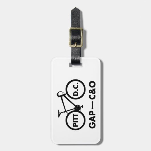 アレゲ素晴らしニーパッセージC&Oカナルトゥーパスバイク ラゲッジタグ (正面縦)