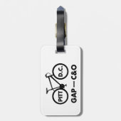 アレゲ素晴らしニーパッセージC&Oカナルトゥーパスバイク ラゲッジタグ (裏面縦)