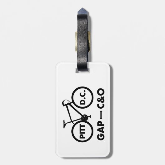 アレゲ素晴らしニーパッセージC&Oカナルトゥーパスバイク ラゲッジタグ (裏面縦)