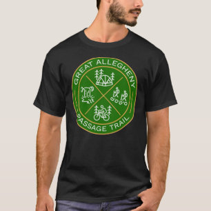 アレゲ素晴らしニー通路トレイル紋章ロゴ Tシャツ