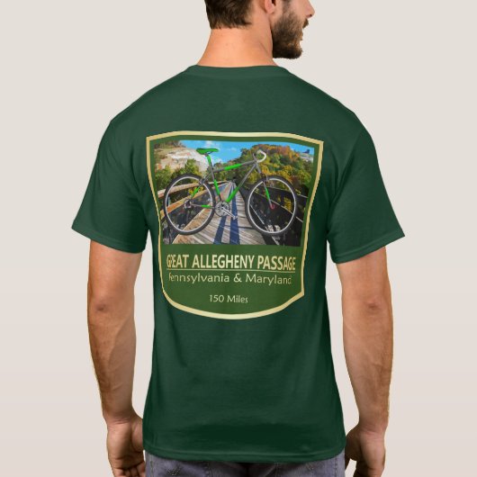 アレゲ素晴らしニー通路(bike2) tシャツ (裏面)