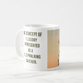 アレゴリー$12.95の概念 コーヒーマグカップ (正面左)