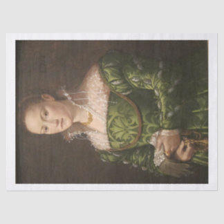 アレサンドロ・アロリ・デコップページによるレディのポートレート 薄葉紙