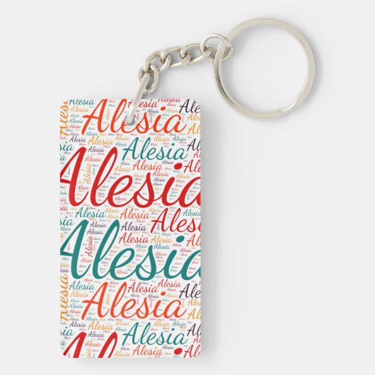 アレシア キーホルダー (裏面)