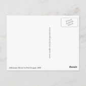 アレシエンヌ語(ミストラル)ポール・ゴーギン ポストカード (裏面)