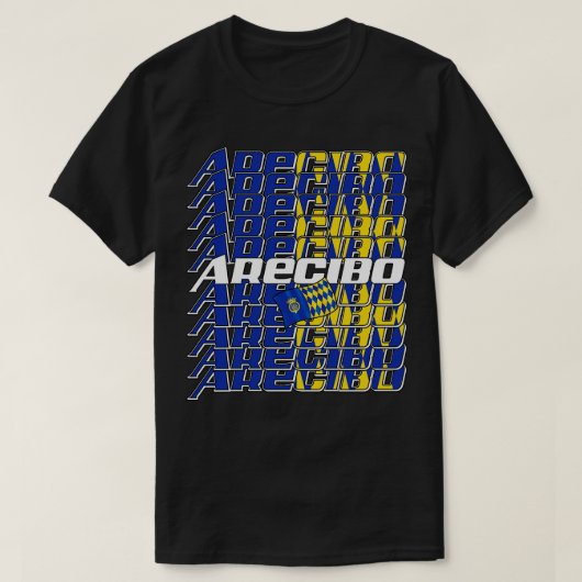アレシボカスケードテキスト1 Tシャツ (デザイン正面)
