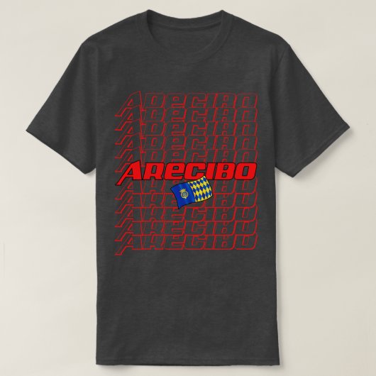 アレシボカスケードテキスト3 Tシャツ (デザイン正面)