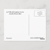 アレシーボ プエルトリコ ポストカード (裏面)