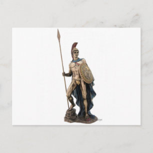 アレスギリシャの戦士の神像 ポストカード