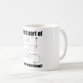 アレスティシンボルエアロバティックパイロット飛行機操縦 コーヒーマグカップ (正面右)