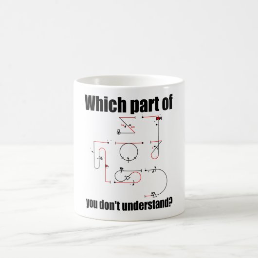 アレスティシンボルエアロバティックパイロット飛行機操縦 コーヒーマグカップ (中央)