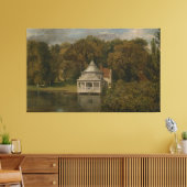 アレスフォードホールの後ろの部屋のジョン巡査 キャンバスプリント (インサイチュ (リビング))