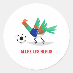 アレスレブルースフランスサッカー ラウンドシール