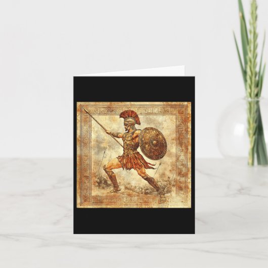 アレス・ギリシャ戦士の神古代ギリシャ神話 カード (正面)