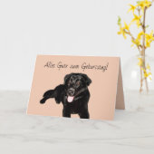 アレス·グート·ツム·ゲバーツタグ-ドイツ誕生日 カード (黄色い花)