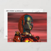 アレス – サイボーグ ポストカード (正面/裏面)