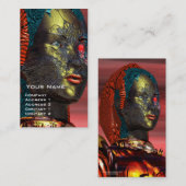 アレス・サイボーグ・レッド・イエローサイエンス・フィクション 名刺 (正面/裏面)