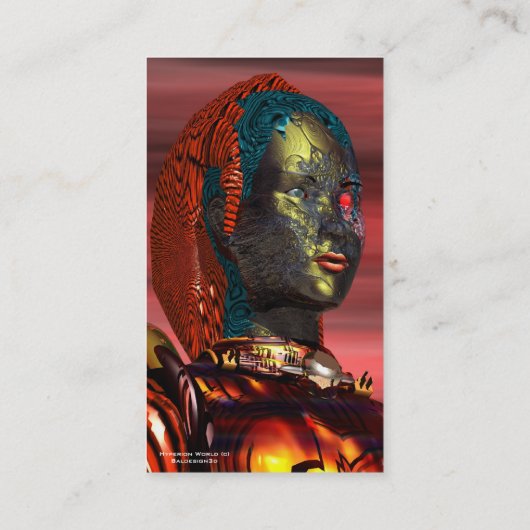 アレス・サイボーグ・レッド・イエローサイエンス・フィクション 名刺 (裏面)