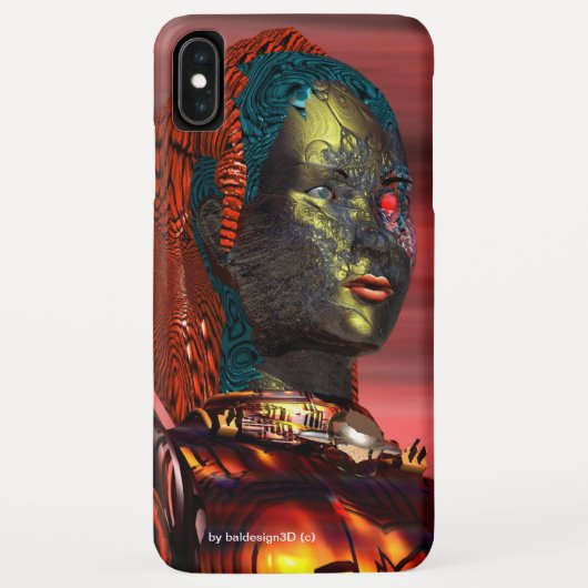 アレス – サイボーグ Case-Mate iPhoneケース (裏面)