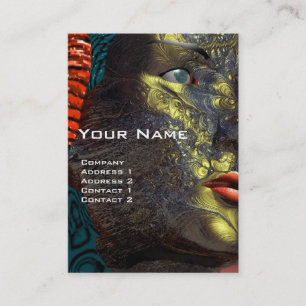 アレスCYBORG、赤黄 名刺