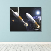 アレスIクルー発射車 キャンバスプリント (インサイチュ (ウッドフロア))