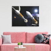 アレスIクルー発射車 キャンバスプリント (インサイチュ (リビング))