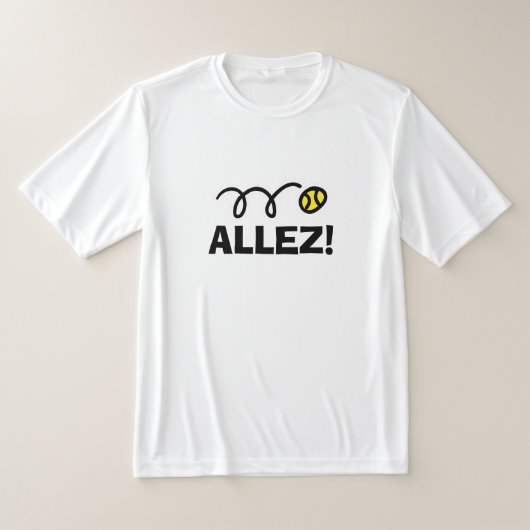 アレズ！白い湿ったテニスTシャツ Tシャツ (レイダウン)