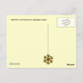 アレッキーノ遊のバイオリンとコロンビナ ポストカード (裏面)